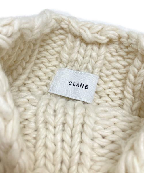 CLANE（クラネ）CLANE (クラネ) バルキー リブ ハンドニット アイボリー サイズ:1の古着・服飾アイテム