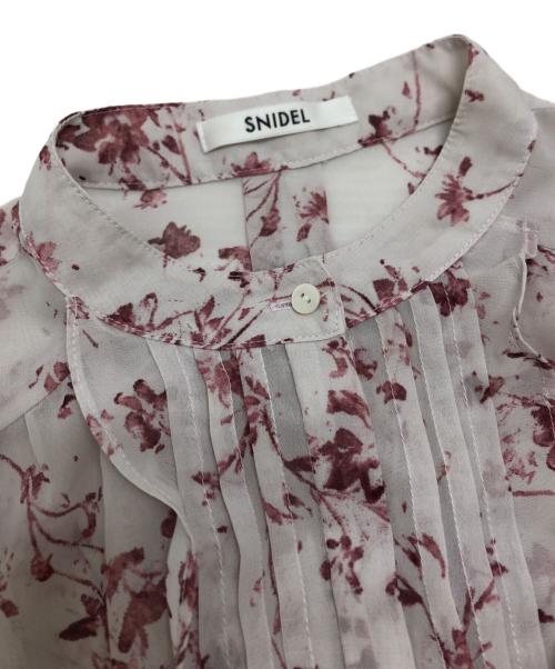 Snidel（スナイデル）Snidel (スナイデル) Sustainaフリルプリントワンピース ピンク サイズ:00の古着・服飾アイテム