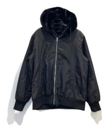 CAMBIO（カンビオ）の古着「リバーシブルジャケット」｜ブラック