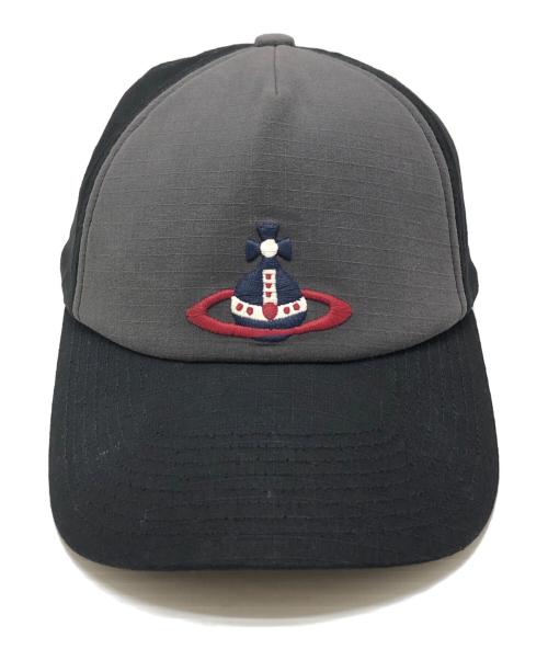 Vivienne Westwood（ヴィヴィアンウエストウッド）Vivienne Westwood (ヴィヴィアンウエストウッド) キャップ ブラック サイズ:表記なしの古着・服飾アイテム