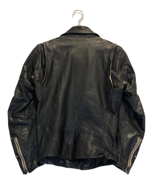 Francis T MOR.K.S（フランシストモークス）Francis T MOR.K.S (フランシストモークス) ライダースジャケット ブラック サイズ:2の古着・服飾アイテム