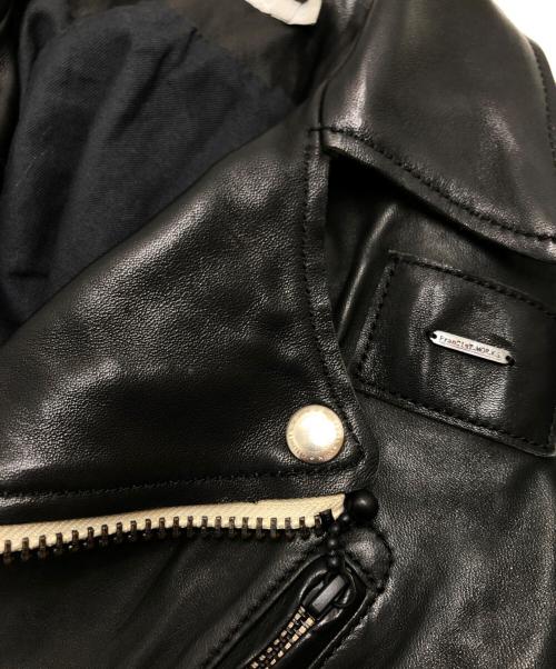 Francis T MOR.K.S（フランシストモークス）Francis T MOR.K.S (フランシストモークス) ライダースジャケット ブラック サイズ:2の古着・服飾アイテム