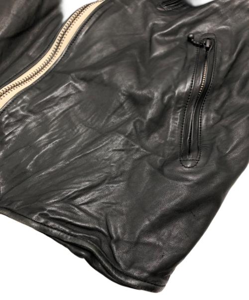 Francis T MOR.K.S（フランシストモークス）Francis T MOR.K.S (フランシストモークス) ライダースジャケット ブラック サイズ:2の古着・服飾アイテム