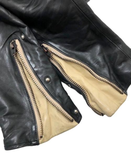 Francis T MOR.K.S（フランシストモークス）Francis T MOR.K.S (フランシストモークス) ライダースジャケット ブラック サイズ:2の古着・服飾アイテム