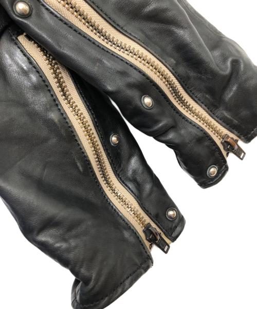 Francis T MOR.K.S（フランシストモークス）Francis T MOR.K.S (フランシストモークス) ライダースジャケット ブラック サイズ:2の古着・服飾アイテム