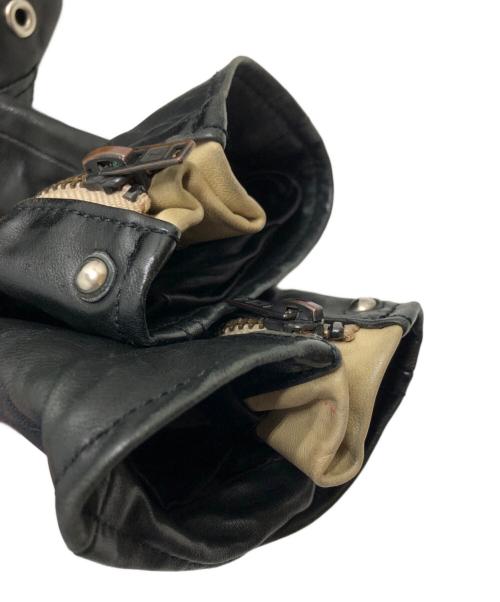 Francis T MOR.K.S（フランシストモークス）Francis T MOR.K.S (フランシストモークス) ライダースジャケット ブラック サイズ:2の古着・服飾アイテム