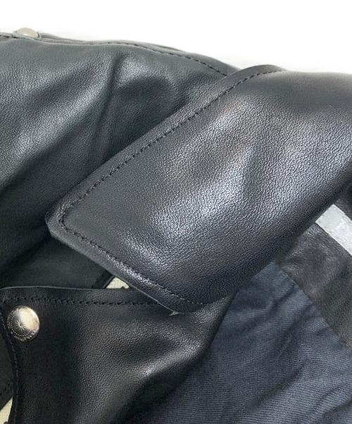 Francis T MOR.K.S（フランシストモークス）Francis T MOR.K.S (フランシストモークス) ライダースジャケット ブラック サイズ:2の古着・服飾アイテム