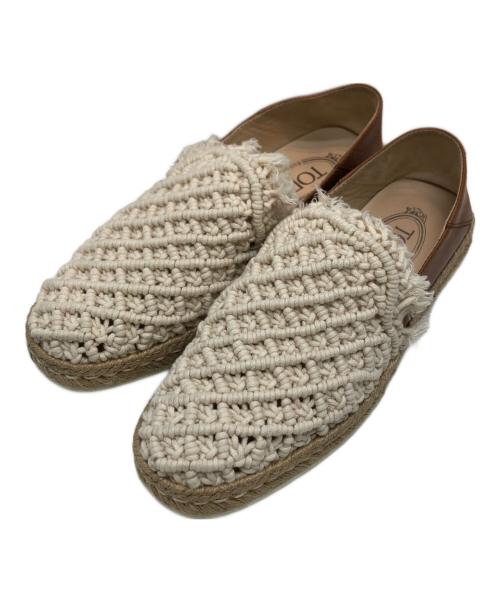 TOD'S（トッズ）TOD'S (トッズ) エスパドリーユ ベージュ サイズ:36の古着・服飾アイテム