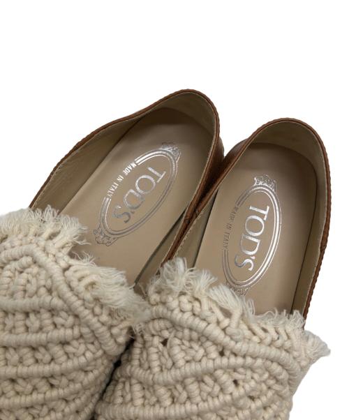 TOD'S（トッズ）TOD'S (トッズ) エスパドリーユ ベージュ サイズ:36の古着・服飾アイテム