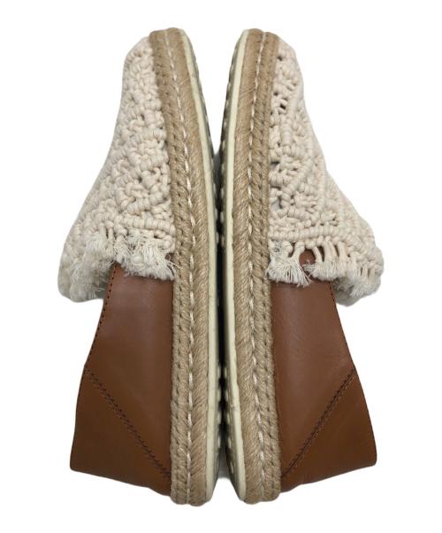 TOD'S（トッズ）TOD'S (トッズ) エスパドリーユ ベージュ サイズ:36の古着・服飾アイテム