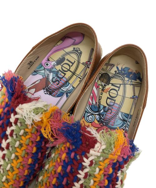 TOD'S（トッズ）TOD'S (トッズ) エスパドリーユ マルチカラー サイズ:36の古着・服飾アイテム
