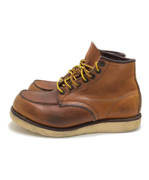RED WING（レッドウィング）RED WING (レッドウィング) 6-inch Classic Moc ブラウン サイズ:7 1/2の古着・服飾アイテム