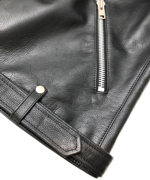 VaLLet（ヴァレット）VaLLet (ヴァレット) 02 ダブルレザーライダースジャケット ブラック サイズ:Lの古着・服飾アイテム