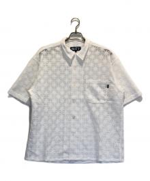 BoTT（ボット）の古着「sparkle mesh s/s shirts」｜ホワイト