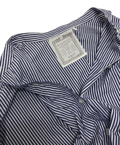 BEARDSLEY（ビアズリー）BEARDSLEY (ビアズリー) ジレセットシャツ ネイビー サイズ:Fの古着・服飾アイテム
