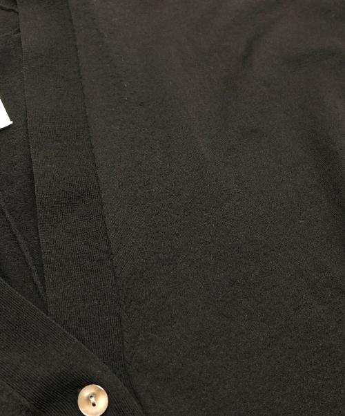 BEARDSLEY（ビアズリー）BEARDSLEY (ビアズリー) 半袖ポンチョカーディガン ブラック サイズ:Freeの古着・服飾アイテム