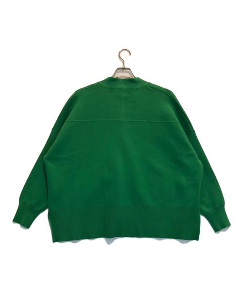 BEARDSLEY（ビアズリー）BEARDSLEY (ビアズリー) 刺繍入りビッグカーディガン グリーン サイズ:F 未使用品の古着・服飾アイテム