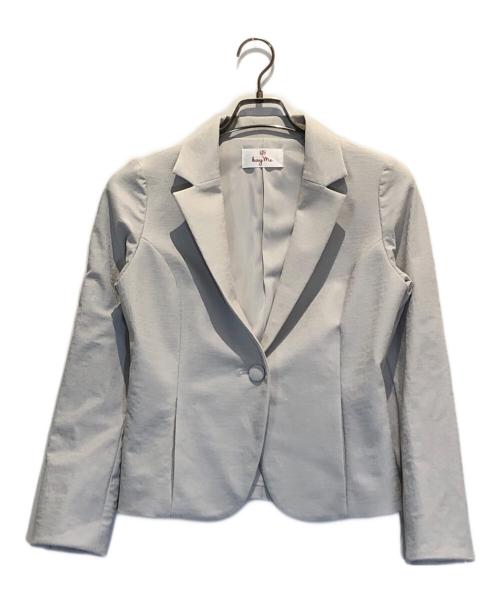 kay me（ケイミー）kay me (ケイミー) ストレッチテーラード グレー サイズ:7(Sサイズ)の古着・服飾アイテム