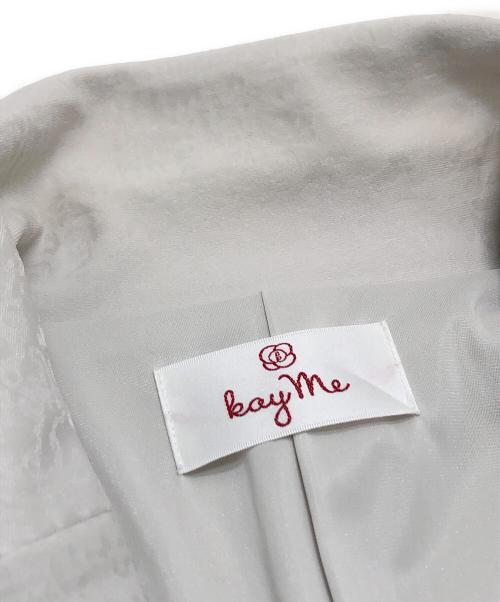 kay me（ケイミー）kay me (ケイミー) ストレッチテーラード グレー サイズ:7(Sサイズ)の古着・服飾アイテム