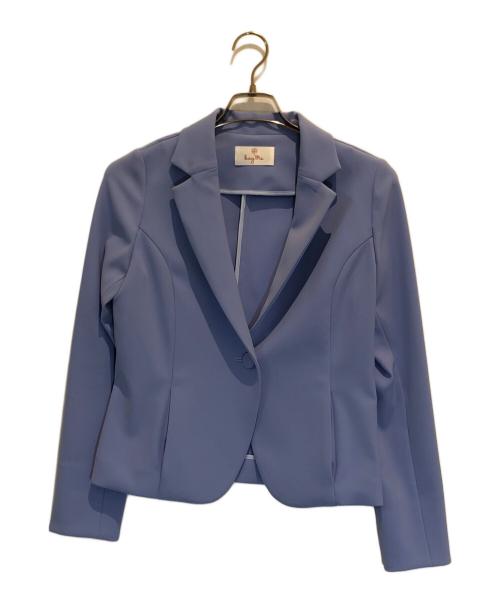 kay me（ケイミー）kay me (ケイミー) ストレッチテーラードジャケット パープル サイズ:7の古着・服飾アイテム