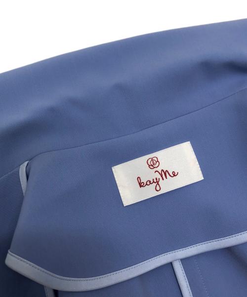 kay me（ケイミー）kay me (ケイミー) ストレッチテーラードジャケット パープル サイズ:7の古着・服飾アイテム