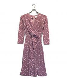 kay me（ケイミー）の古着「ピンクドットワンピース」｜ピンク