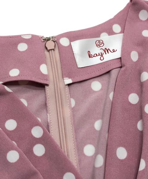 kay me（ケイミー）kay me (ケイミー) ピンクドットワンピース ピンク サイズ:7(Sサイズ)の古着・服飾アイテム