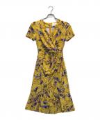 kay meケイミー）の古着「ゴールドハーベスト ギャザーワンピース」｜イエロー