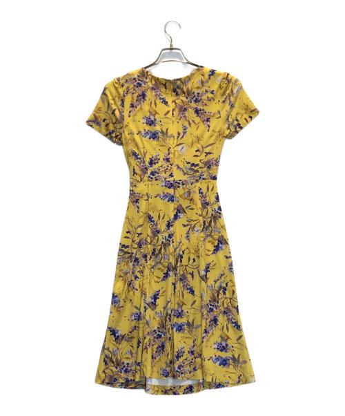 kay me（ケイミー）kay me (ケイミー) ゴールドハーベスト ギャザーワンピース イエロー サイズ:7(Sサイズ)の古着・服飾アイテム