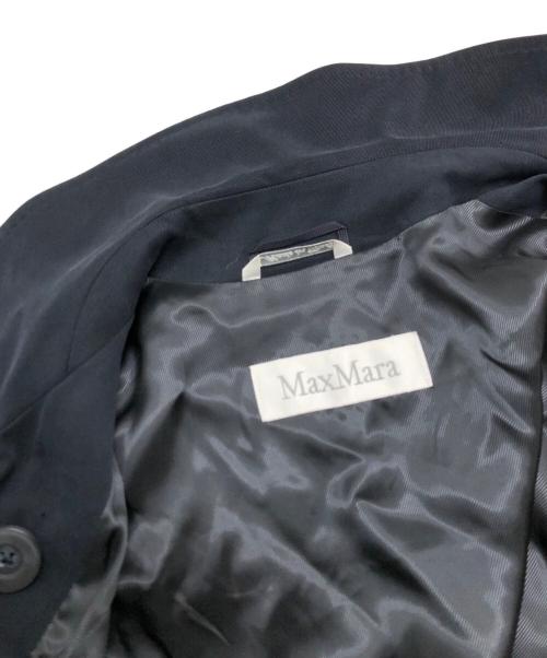 MaxMara（マックスマーラ）MaxMara (マックスマーラ) トレンチコート ネイビー サイズ:40の古着・服飾アイテム