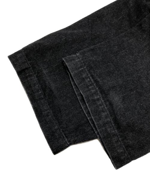 order（オーダー）order (オーダー) LOOSE DENIM PANTS ONE WASH ブラック サイズ:XLの古着・服飾アイテム