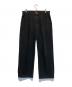 order（オーダー）の古着「LOOSE DENIM PANTS ONE WASH」｜ブラック