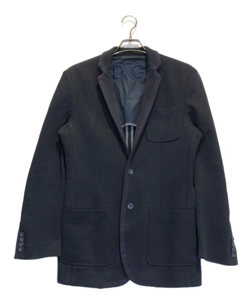 DOLCE & GABBANA（ドルチェ＆ガッバーナ）DOLCE & GABBANA (ドルチェ＆ガッバーナ) テーラードジャケット ネイビー サイズ:46の古着・服飾アイテム