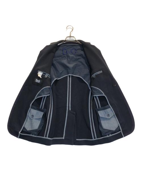 DOLCE & GABBANA（ドルチェ＆ガッバーナ）DOLCE & GABBANA (ドルチェ＆ガッバーナ) テーラードジャケット ネイビー サイズ:46の古着・服飾アイテム