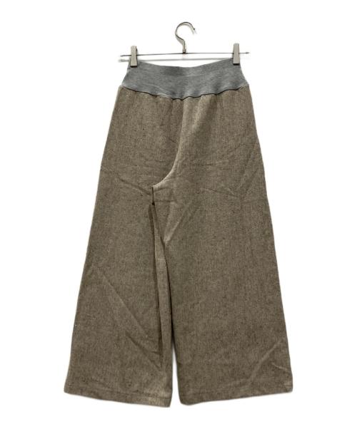 BEARDSLEY（ビアズリー）BEARDSLEY (ビアズリー) カラーネップツイードパンツ ブラウンの古着・服飾アイテム