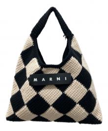 MARNI（マルニ）の古着「ハンドバッグ」｜アイボリー×ブラック