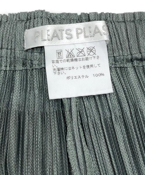 PLEATS PLEASE（プリーツプリーズ）PLEATS PLEASE (プリーツプリーズ) プリーツパンツ グリーン サイズ:4の古着・服飾アイテム