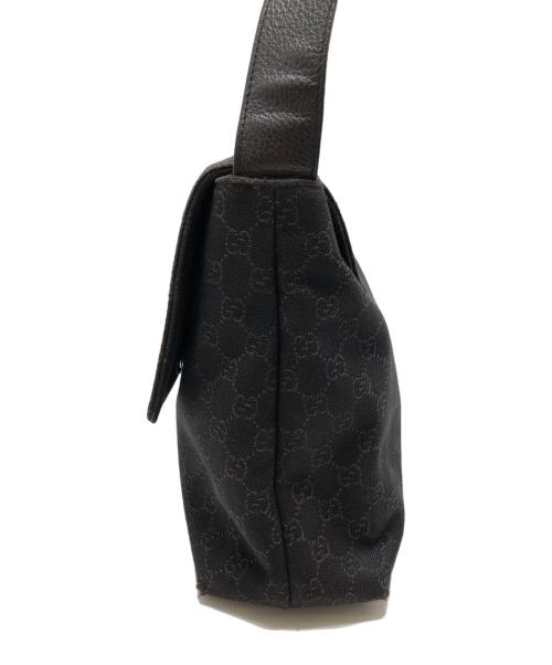 GUCCI（グッチ）GUCCI (グッチ) GGキャンバス ショルダーバッグ ブラウンの古着・服飾アイテム