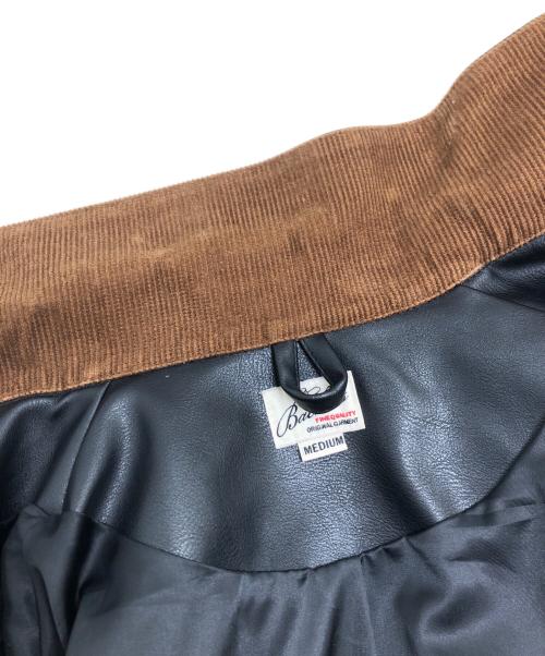 BACKERS（バッカーズ）BACKERS (バッカーズ) フェイクレザージャケット ブラック サイズ:Mの古着・服飾アイテム