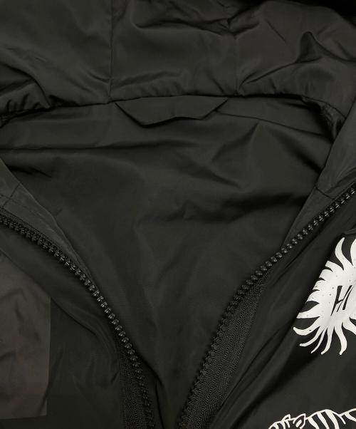 DIESEL（ディーゼル）DIESEL (ディーゼル) グラフィックナイロンジャケット ブラック サイズ:Mの古着・服飾アイテム