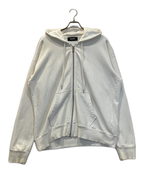 DIESEL（ディーゼル）DIESEL (ディーゼル) パーカー アイボリー サイズ:Ⅼの古着・服飾アイテム