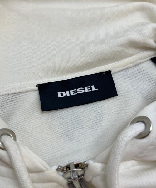 DIESEL（ディーゼル）DIESEL (ディーゼル) パーカー アイボリー サイズ:Ⅼの古着・服飾アイテム