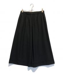 COMME des GARCONS COMME des GARCONS（コムデギャルソン コムデギャルソン）の古着「ウールギャバワイドパンツ」｜ブラック