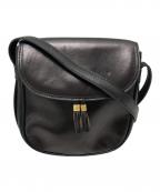 CELINEセリーヌ）の古着「タッセルショルダーバッグ」｜ブラック