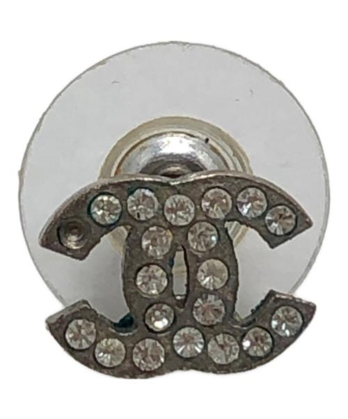 CHANEL（シャネル）CHANEL (シャネル) ラインストーンココマークピアスの古着・服飾アイテム