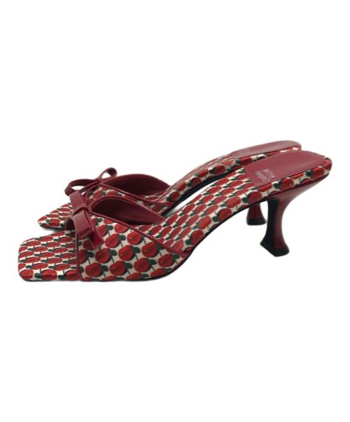 Jeffrey Campbell（ジェフリーキャンベル）Jeffrey Campbell (ジェフリーキャンベル) SWEET-ON-U サンダル レッド サイズ:サイズ8(25CM相当)の古着・服飾アイテム