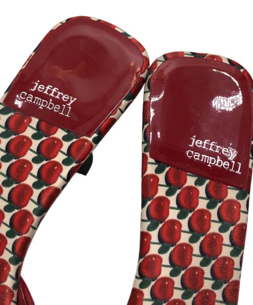 Jeffrey Campbell（ジェフリーキャンベル）Jeffrey Campbell (ジェフリーキャンベル) SWEET-ON-U サンダル レッド サイズ:サイズ8(25CM相当)の古着・服飾アイテム