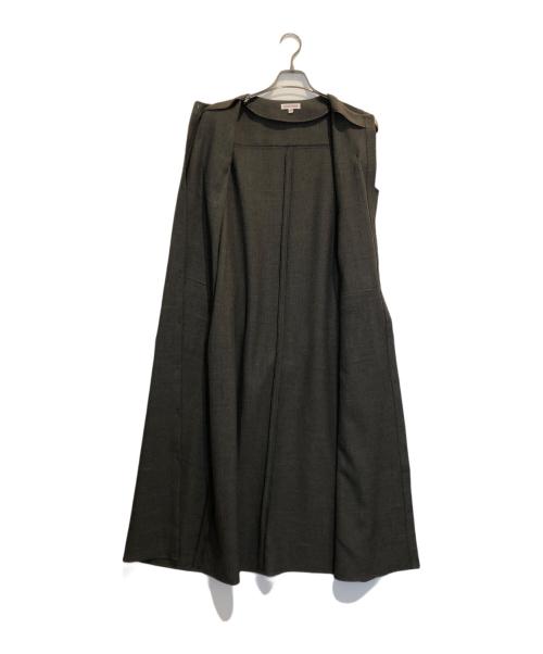 DRESSTERIOR（ドレステリア）DRESSTERIOR (ドレステリア) ウォッシャブルツイードライクワンピース ブラウン サイズ:38の古着・服飾アイテム