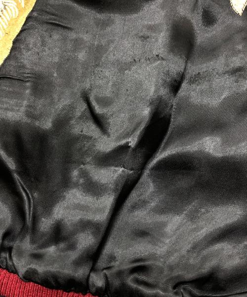 花旅楽団（ハナタビガクダン）花旅楽団 (ハナタビガクダン) 鳳凰刺繍スカジャンリバーシブル ブラック サイズ:Sの古着・服飾アイテム