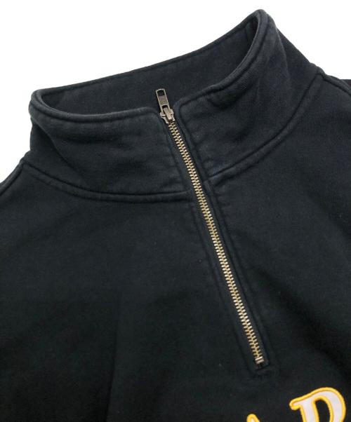 X-LARGE（エクストララージ）X-LARGE (エクストララージ) ハーフジップスウェット ブラック サイズ:Lの古着・服飾アイテム